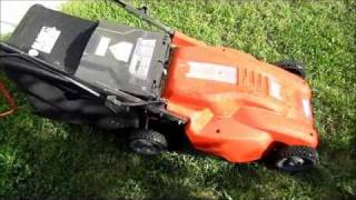 Black and Decker corded lawn mower MM1800 [upl. by Anividul348]