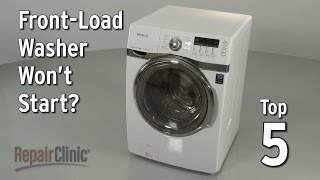 Washer Won’t Start — Washing Machine Troubleshooting [upl. by Wiseman]