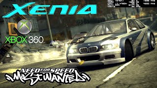 XBOX 360 Need For Speed 2005 on PC XENIA emulator NFS 2021 [upl. by Hogarth]