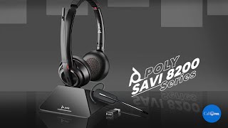 Poly  Savi 8200 Series  8220 and 8245 Noise Canceling Mic and Wireless Range Tests [upl. by Ranit]