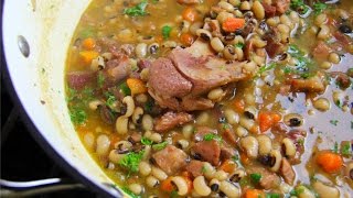 AMAZING Stewed Black Eyed Peas  CaribbeanPotcom [upl. by Chappelka]