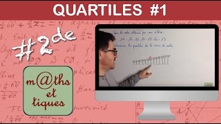 Calculer les quartiles 1  Seconde [upl. by Rosenquist275]