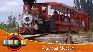 Railroad Museum  Virtual Field Trip  KidVision PreK [upl. by Hospers]