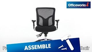 Professional Ergonomic Chair Assembly Instructions [upl. by Nobell]