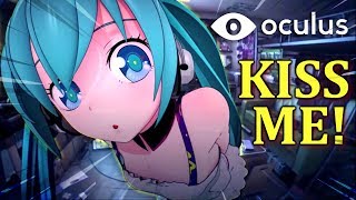 Hatsune Miku EATS ME In Virtual Reality [upl. by Nipha907]