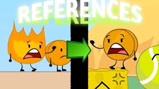 Every References In BFDI Twosday Part 1 and 2 [upl. by Cacilia]