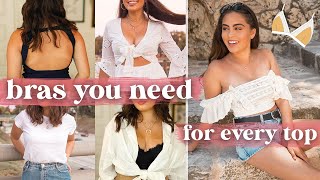 8 BRA ESSENTIALS for EVERY Situation  Bust Size i gotchu [upl. by Lledra]