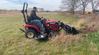 Yanmar 221 Tractor Demo  PRWhat can it do [upl. by Id]