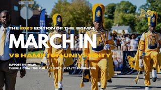 NCAT  Marching into Hampton University 2023 [upl. by Aieken]