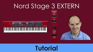 Nord Stage 3 Extern Connect Tutorial  External [upl. by Ailaroc]