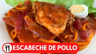 🇵🇪 ESCABECHE DE POLLO  RECETA PERUANA [upl. by Quintina]