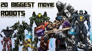 20 Biggest Movie Robots and Mechas [upl. by Corrinne]