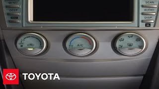 2007  2009 Camry HowTo Heating CE LE SE  Toyota [upl. by Peyton]