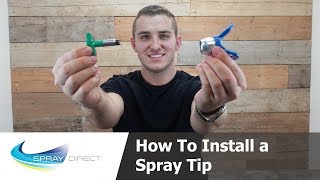 How to install a Spray Tip [upl. by Euqinomad]