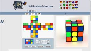 How To Use The Rubiks Cube Solver [upl. by Nivanod]