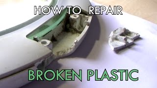 HOW TO repair broken plastic EASY and FAST PLASTIC WELDING [upl. by Margie]