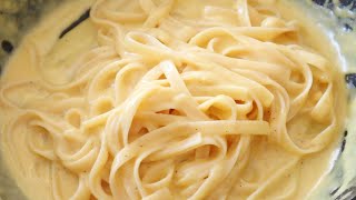 CREAMY CHEESY PASTA  PASTA WITH CHEESE SAUCE RECIPE [upl. by Janis]