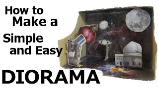 How to Make a Simple Diorama [upl. by Coit]