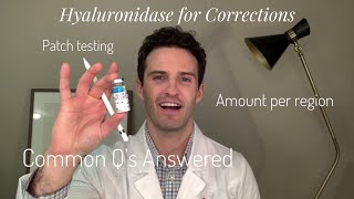 Dissolving Dermal Fillers with Hyaluronidase [upl. by Darcy]