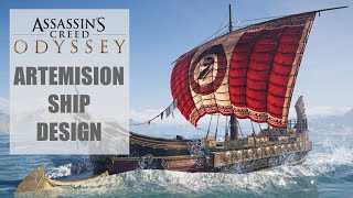 Artemision  Spartan Ship ⚓ Design  Assassins Creed Odyssey [upl. by Ennovehc]