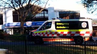 ambulance in queanbeyan heading to hospital [upl. by Grane]