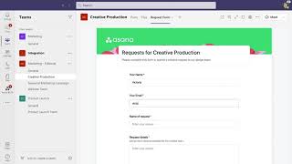 Asana for Microsoft Teams  Overview [upl. by Rozele]