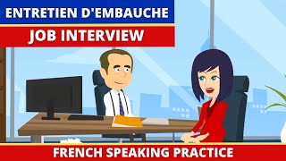 Entretien dEmbauche Francais  Job Interview Dialogue in French [upl. by Liebermann]