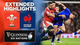 Wales v France  Extended Highlights  2022 Guinness Six Nations [upl. by Kai570]