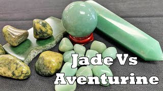 Jade VS Aventurine  How To Tell Them Apart [upl. by Cerracchio]