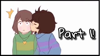 Ask Chara and Frisk Part 1 Undertale Comic Dub [upl. by Akehsal]