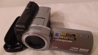 2008 Sony Handycam DCR SR65 Review And Test [upl. by Ecirted626]