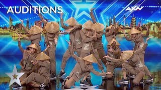 BEAUTIFUL East Meets West Dance From Vietnam  Asia’s Got Talent 2019 on AXN Asia [upl. by Aissert327]