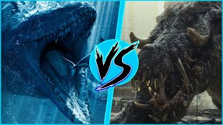 Lizzie VS Mosasaurus  BATTLE ARENA  Rampage  Jurassic World  DanCo VS [upl. by Sheff829]