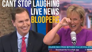 News Reporters Cant Stop Laughing Bloopers [upl. by Ajim]