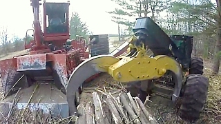 INCREDIBLE WOOD CHIPPER ACTION [upl. by Aihtela]