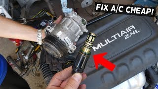 HOW TO FIX AC COMPRESSOR JEEP CHEROKEE COMPASS RENEGADE AC COMPRESSOR NOT WORKING [upl. by Attennaj667]