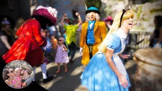 We Were SURROUNDED By Disney Characters  Disneyland Vlog [upl. by Ermina402]