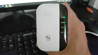 Wifi Repeater 300Mbps Signal Extender Booster Review Setup [upl. by O'Toole]