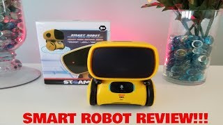 AT  The Interactive SMART Robot STEM Toy Review and Operating Instructions Video [upl. by Skerl397]