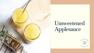 How to Make Unsweetened Applesauce [upl. by Berni195]