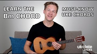 How to Play a Bm B Minor Chord on Ukulele [upl. by Devine]