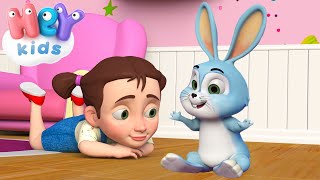 Mon Petit Lapin chanson  karaoke 🐰 HeyKids Français  Comptines bébé [upl. by Norine180]