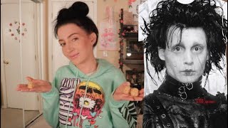 Edward Scissorhands Makeup Tutorial [upl. by Marcellus]