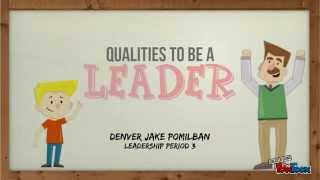 Qualities To Be A Leader [upl. by Anel45]