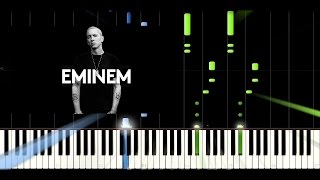 Eminem  Not Afraid  Piano Easy Tutorial  Cover  Synthesia [upl. by Nadia]