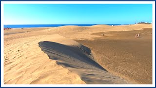 Maspalomas Dunes amp Beach Gran Canaria 👽 Canary Islands 💥 [upl. by Inglebert]