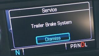 Service Trailer Brake System Silverado Sierra Tahoe Yukon [upl. by Eellek]