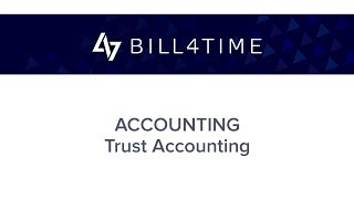 Bill4Time Trust Accounting [upl. by Leinahtam40]