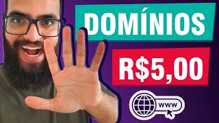 COMO REGISTRAR UM DOMÍNIO POR APENAS 5 REAIS Domínio barato [upl. by Oknuj538]