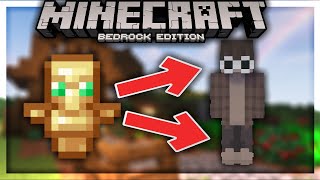 How to make CUSTOM TOTEMS in MINECRAFT Bedrock Edition [upl. by Ellenhoj627]